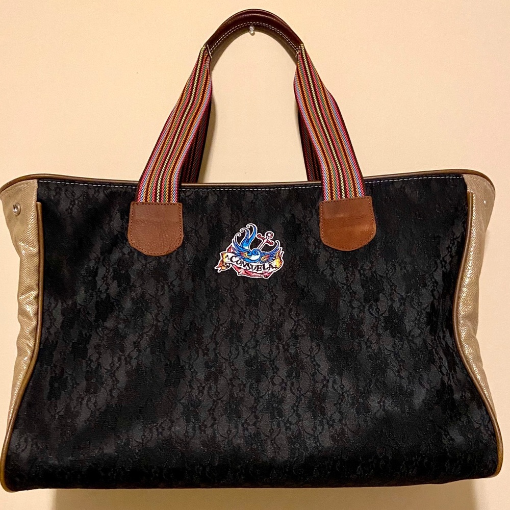 RARE 🖤💜 Consuela GRANDE tote